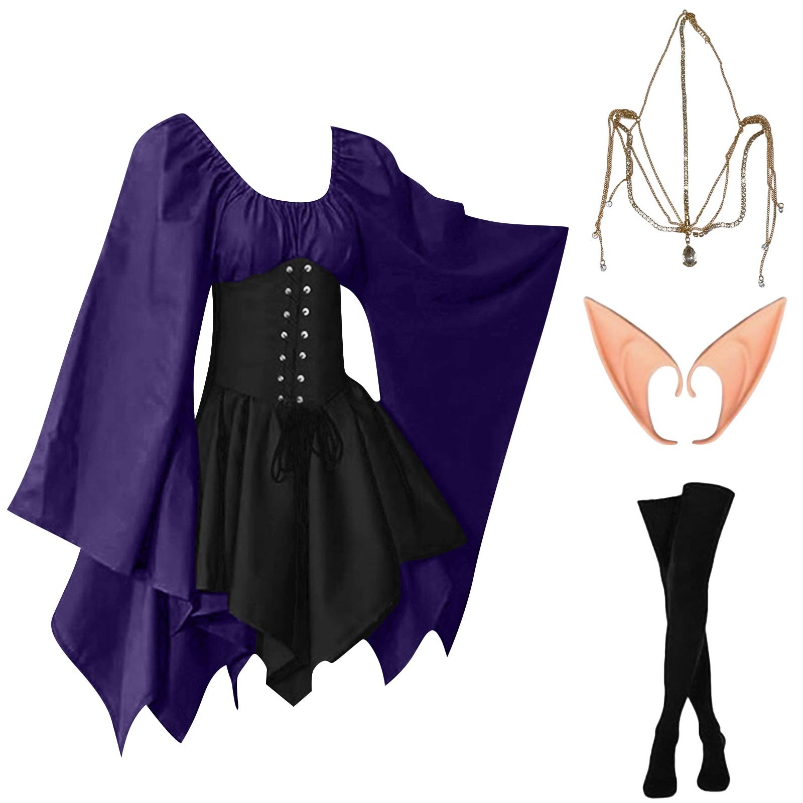 Halloween Cosplay Palace Victo - Elf Costume Christmas review and price