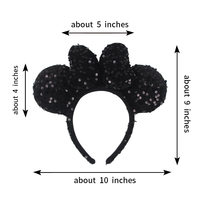 1pc Classic Mouse Ears Hair Ho - Ribbon Bow Gift review and price