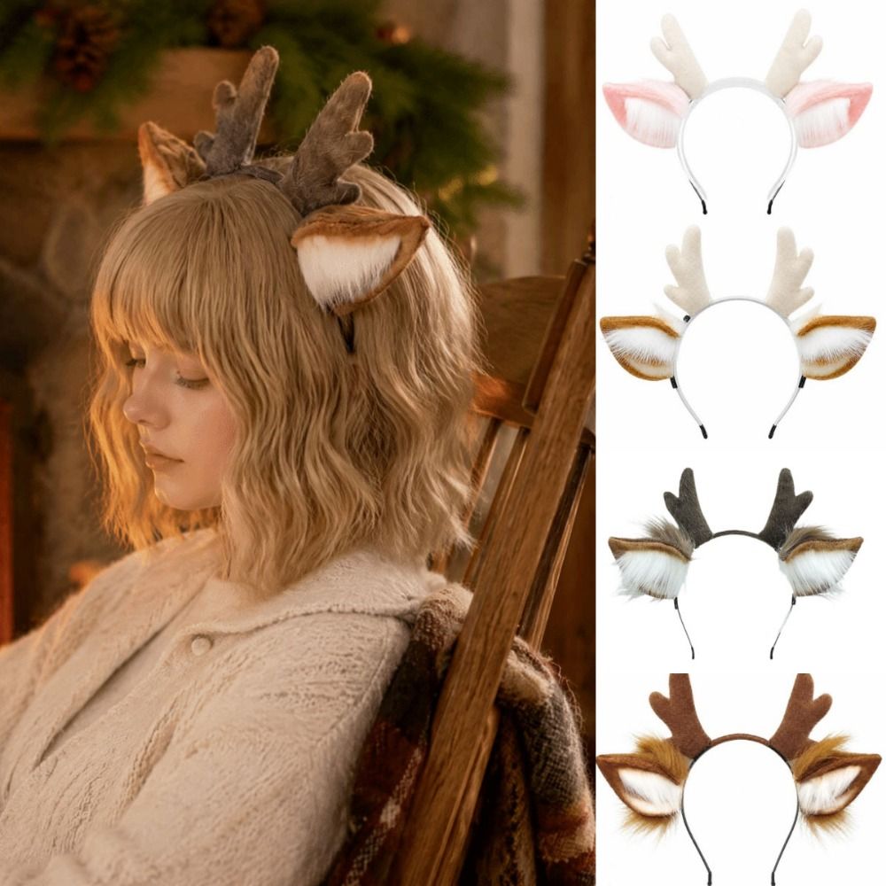 Antler Headband Handmade Simul - Reindeer Antlers Headband review and price