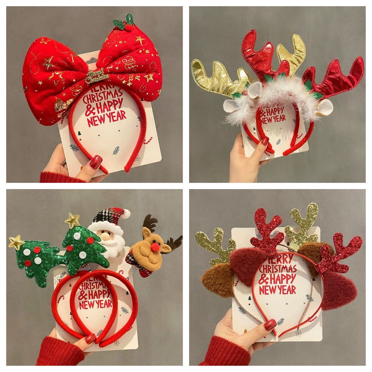 1-10pcs Christmas Headbands Sn - Reindeer Antlers Headband review and price