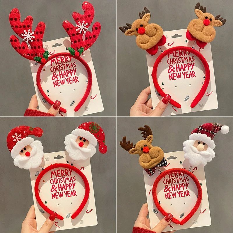 1-10pcs Christmas Headbands Sn - Reindeer Antlers Headband review and price