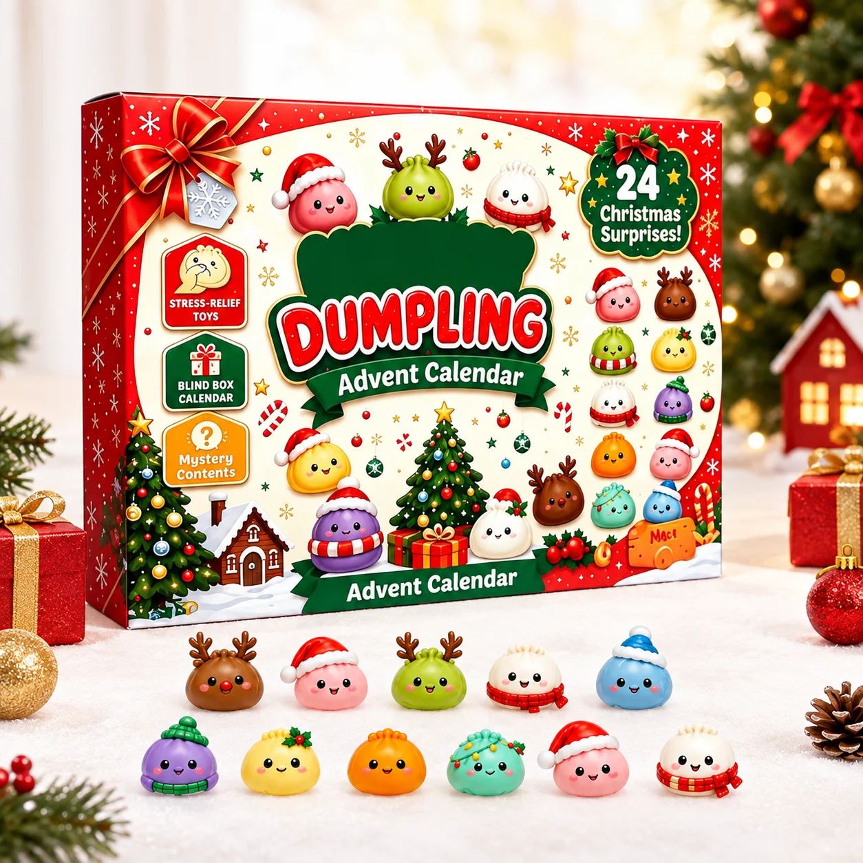 Cute Dumpling Advent Calendar  - Advent Calendar Gift review and price