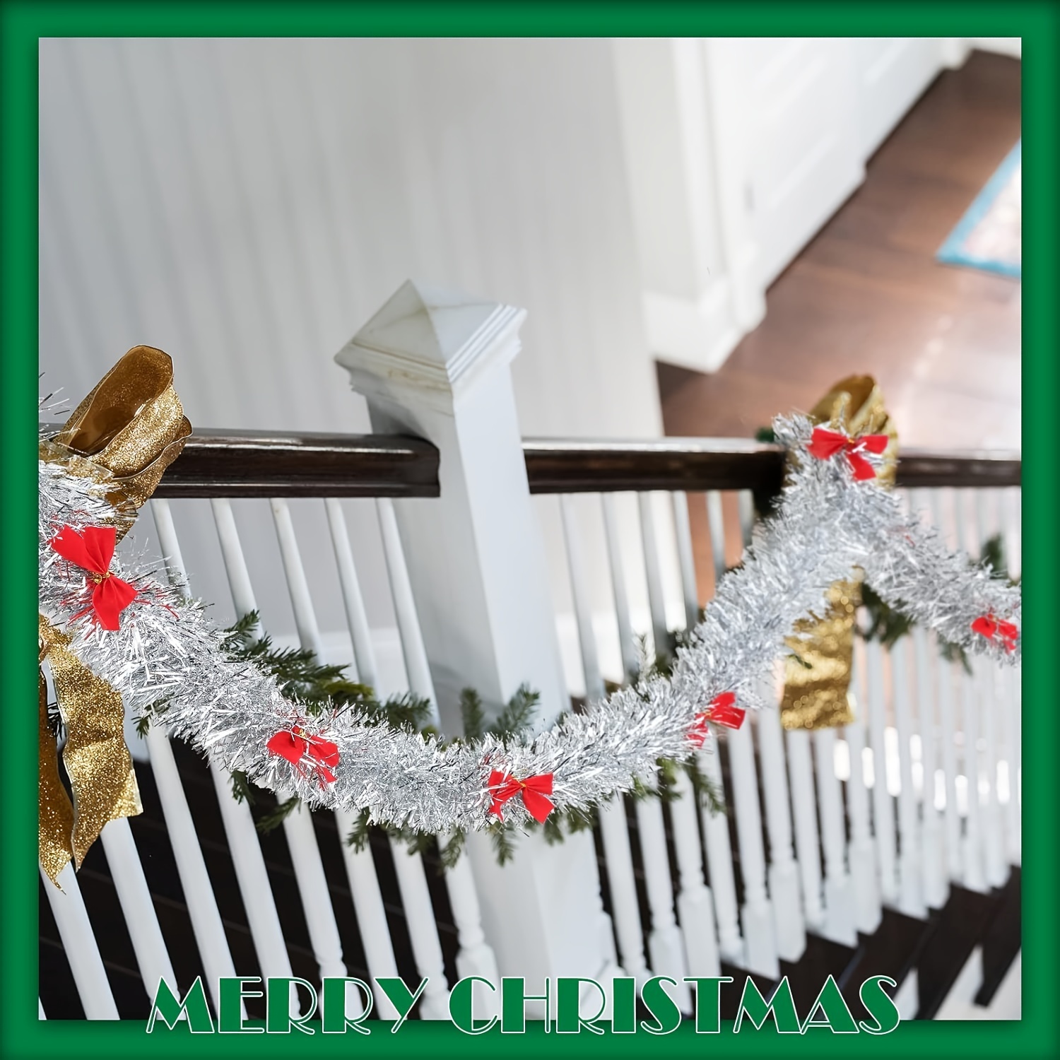 Christmas Tinsel Garland with  - Tinsel Garland Decoration review and price
