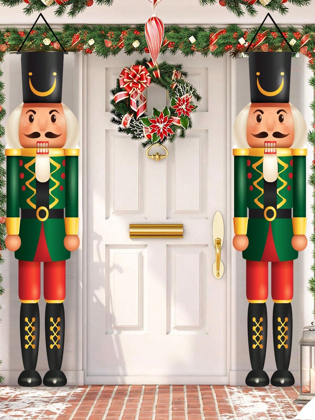 Christmas Porch Banner Nutcrac - Nutcracker Figurine review and price