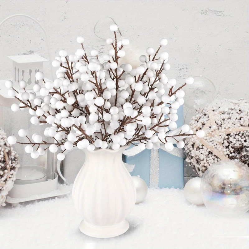 24pcs Artificial Flowers Berry - Christmas Tree Artificial review and price