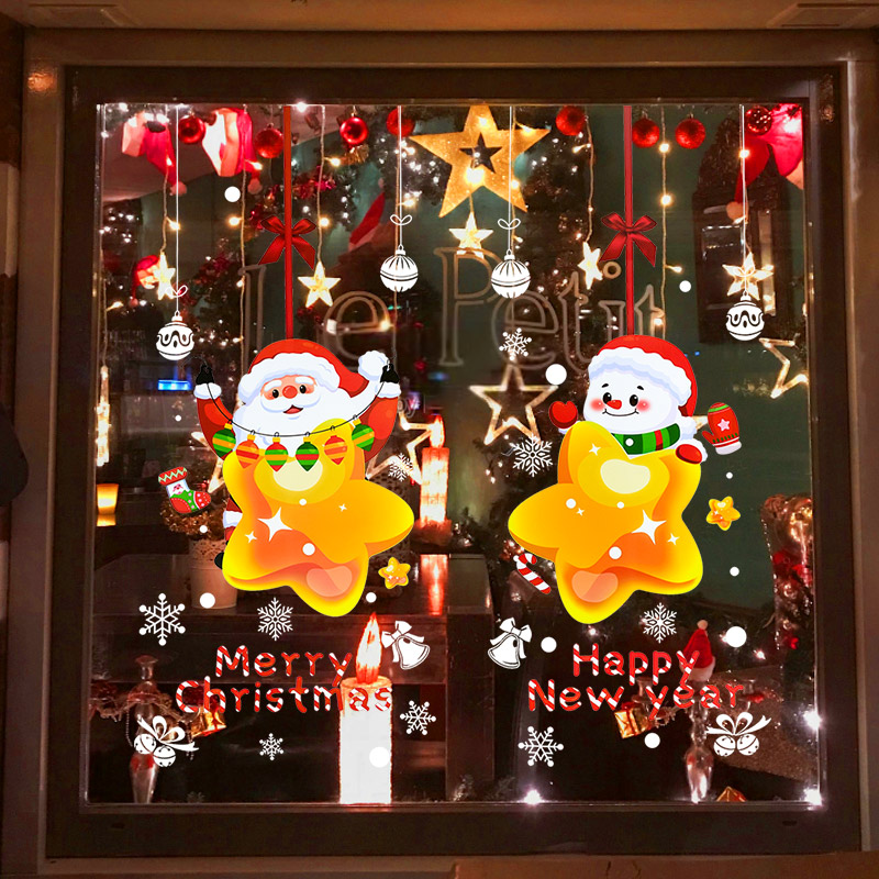 Christmas Santa Claus Window S - Snowflake Window Decal review and price