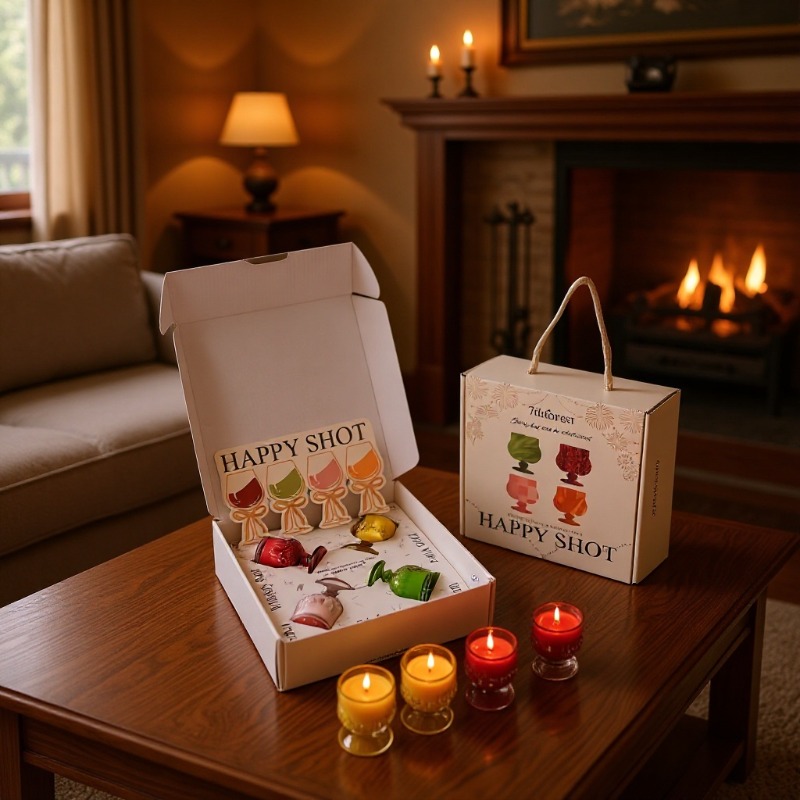 Scented Candle Gift Set Wine G - Holiday Candle Set review and price