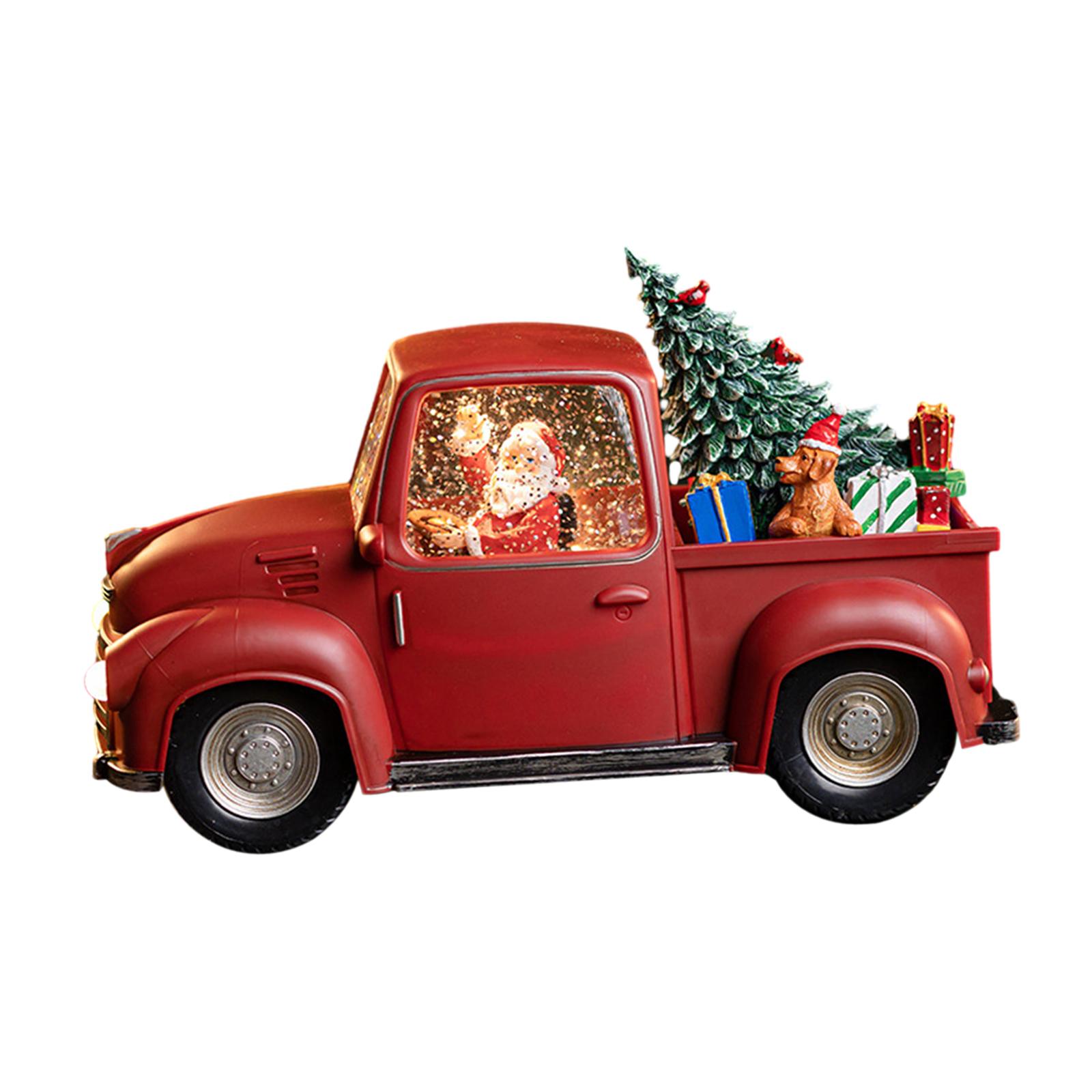 Lighted Truck Decor Light up U - Snow Globe Musical review and price