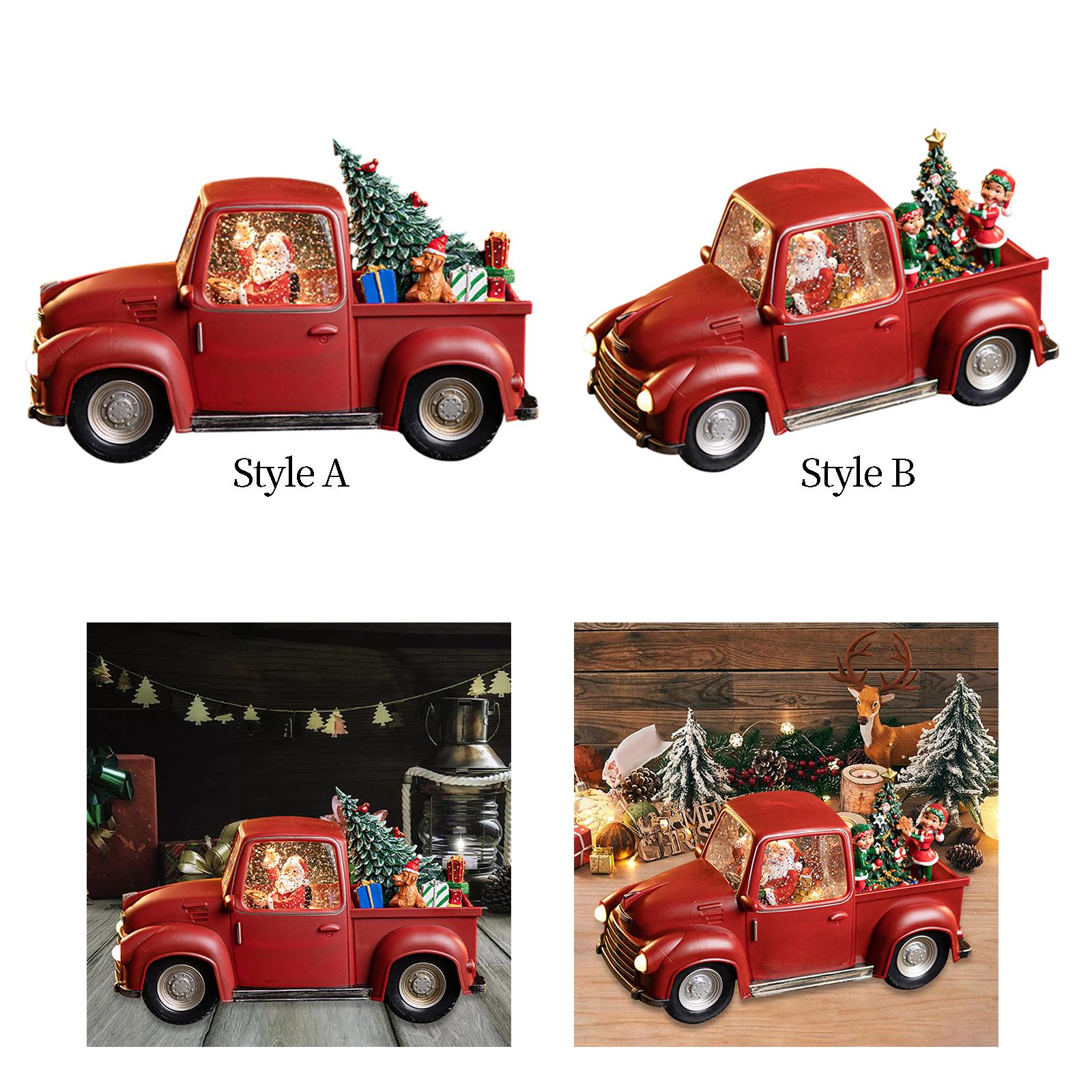 Lighted Truck Decor Light up U - Snow Globe Musical review and price